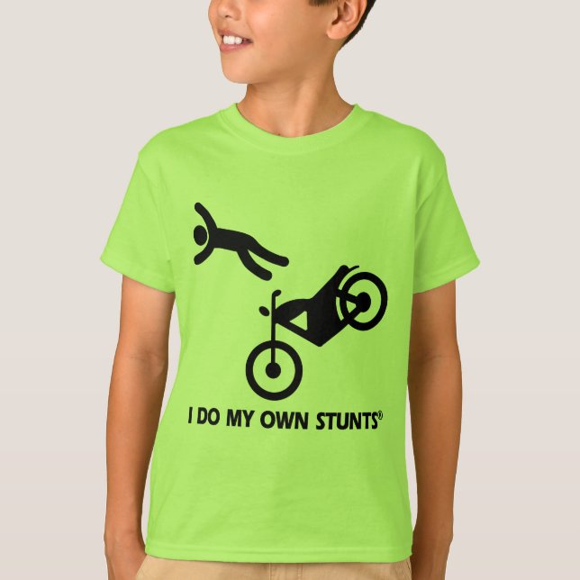 T-shirt Moto mes propres cascades (Devant)