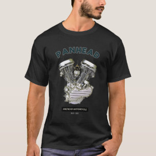 T-shirt Moto Moteur Hd Panhead V-Twin 4865 Biker Gea