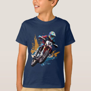 T-shirt Moto Motocross vélo vélo cycle