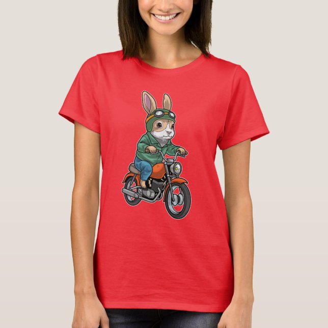 T-shirt Moto Rabbit (Devant)