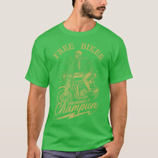 T-shirt Moto Rocker Moto Vélo Vélo Course Motorcy