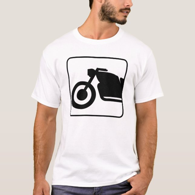 T-shirt Moto se garant seulement (Devant)
