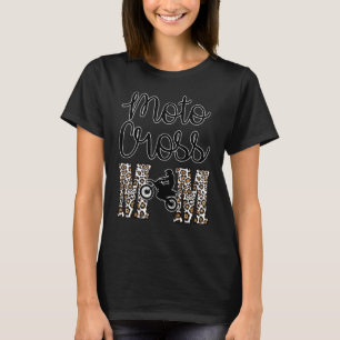 T-shirt Moto X Motocross Mama Maman Racing Dirtbike Femme 