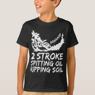 T-shirt Motocross à l'huile à cracher 2 AVC
