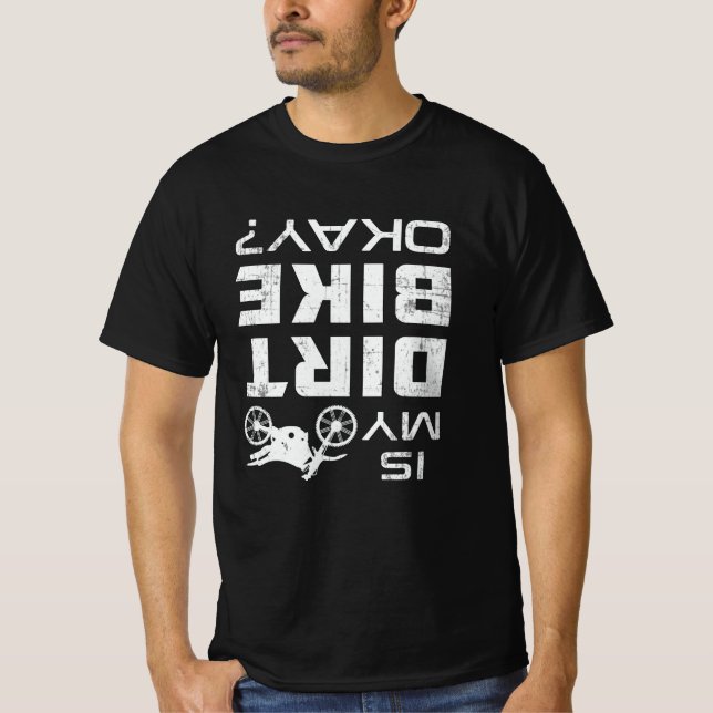 T-shirt Motocross Biker Dirt Bike Motorcycle Drôle cadeau (Devant)