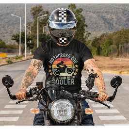 T-shirt Motocross Dad Like a Regular Dad But Cooler