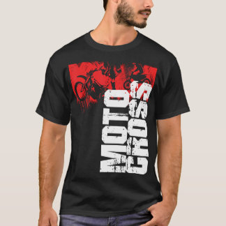 T-shirt Motocross Design Pour Jeunes Hommes Idée Cadeau Di
