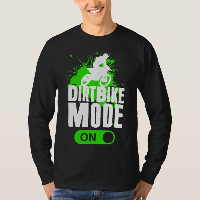 T-shirt Motocross Dirt Vélo Mode Sur La Course De Jeunesse (Devant)