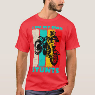 T-shirt Motocross Dirt Vélo Propre Stunts Cadeaux Vélo
