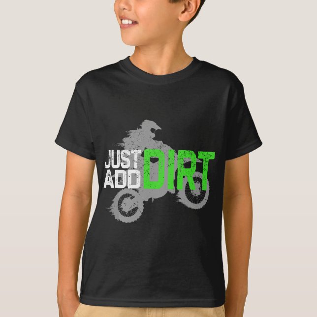 T-shirt Motocross Jeunes, Vélo Garçon, Vélo Dirt, Vélo Dir (Devant)