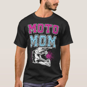 T-shirt Motocross Moto Maman MX Dirtbike