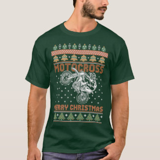 T-shirt Motocross Noël Bike