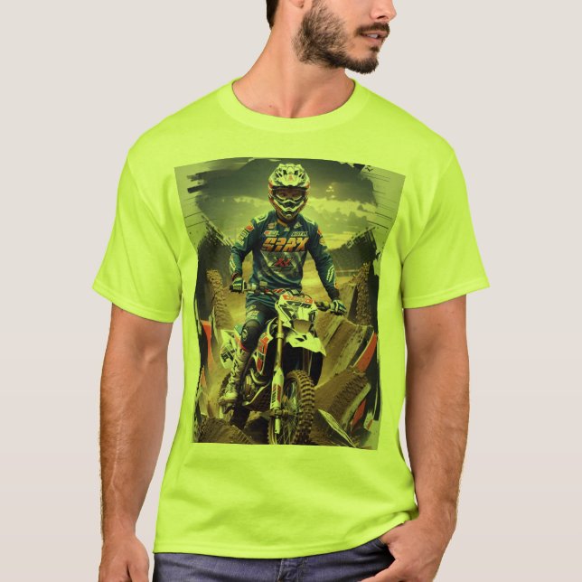 T-shirt Motocross Rider (Devant)