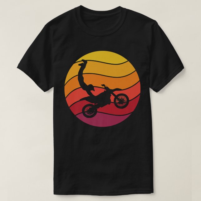 T-shirt Motocross Seatgrab Style Rétro Vintage 795 (Design devant)