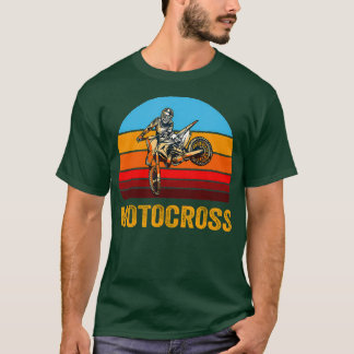 T-shirt Motocross Style Vintage Rétro