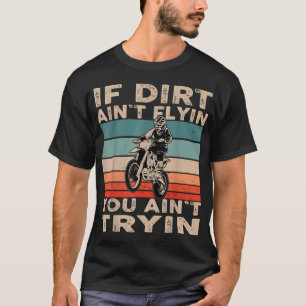 T-shirt Motocross vintage MX si la couleur de saleté flyin
