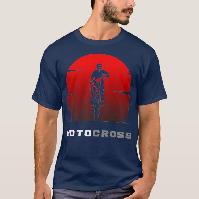 T-shirt Motocross VTT Vêtements Motocross Vélo Dirt (Devant)