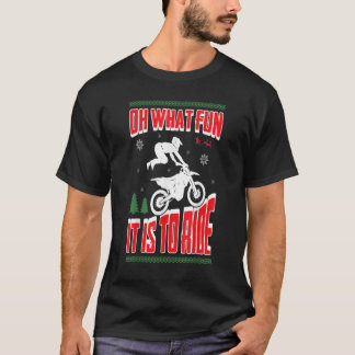 T-shirt Motocross Xmas T Shirt422