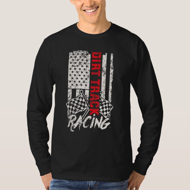 T-shirt Motocyclette de course de piste (Devant)
