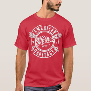 T-shirt Motocyclette de l'esprit amérindien (2)