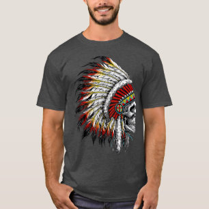 T-shirt Motocyclette en chef indienne amérindienne