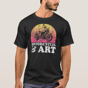T-shirt Motocyclette et motocyclette d'enseignant