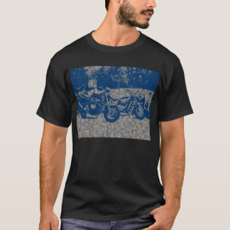 T-shirt Motocyclette Oldschool