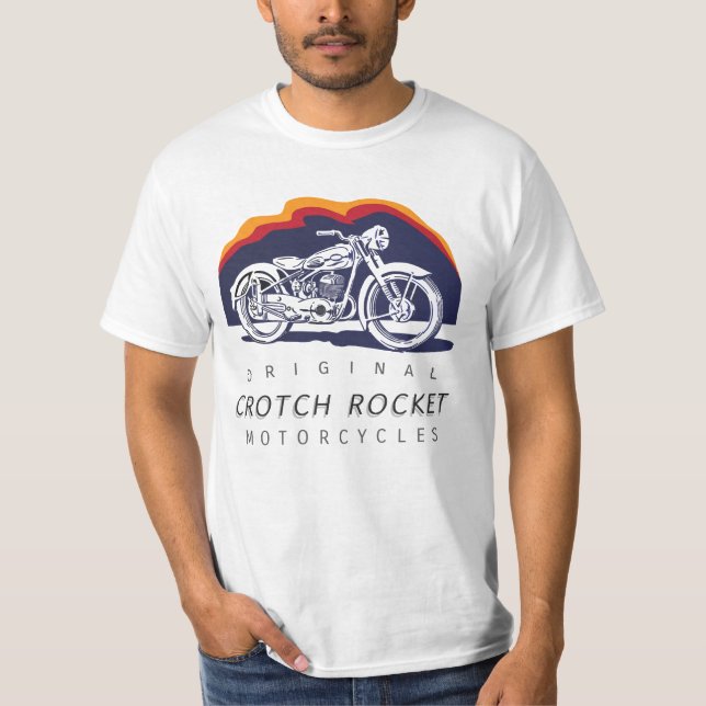 T-shirt Motocyclettes à roquette d'origine - 6 modèles (Devant)
