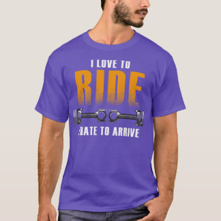 T-shirt Motocyclisme avec petite amie