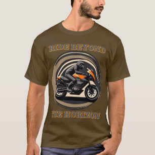 T-shirt Motocycliste en conduite