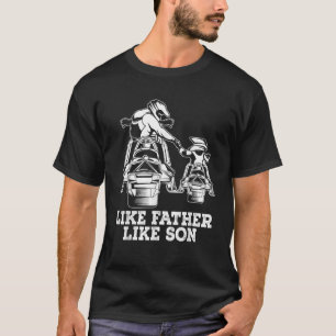 T-shirt Motoneige Comme Père Comme Son Snowcross Christa