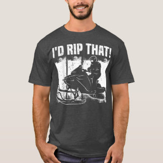 T-shirt Motoneige Motoneige, Je Rip That & Skimobile, S