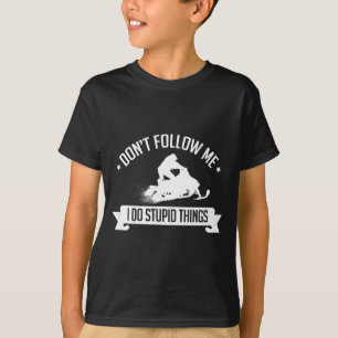 T-shirt Motoneige Ne Me Suivez Pas Je Fais Des Choses De M
