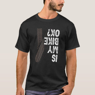 T-shirt Motorcycle Biker Motorbike Rider Est Mon Vélo Ok