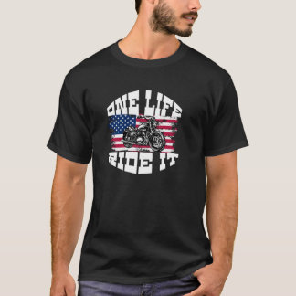 T-shirt Motorcycle Motorbike Superbike Gears Shift Change 