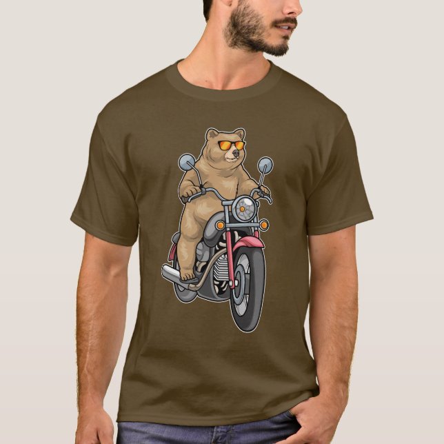 T-shirt Motorcycle ours (Devant)