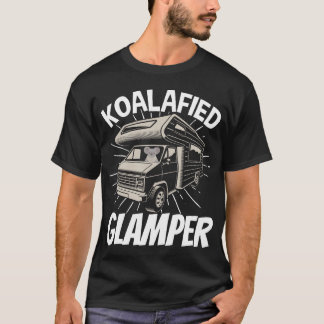 T-shirt Motorhome Rv Camping Camper Koalafied Glamper vint
