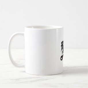 T-Shirt "Motorrad" oder "Motorrad" - Emblem Kaffeetasse
