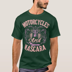 T-shirt Motos De Vélo Pour Femmes Et Moto Mascara 1424