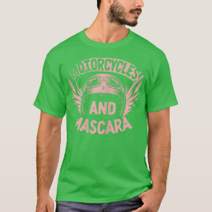 T-shirt Motos Pour Femmes Et Moto Mascara Bi