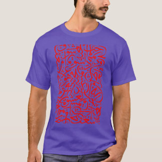 T-shirt mots d'amour calligraphie arabe