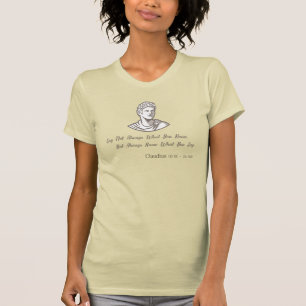 T-shirt Mots de Claudius Caesar Augustus