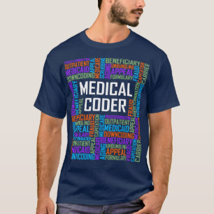 T-shirt Mots de coder Médicales