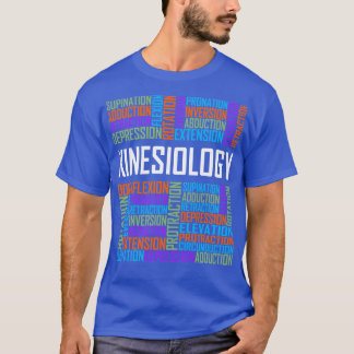 T-shirt Mots de kinésiologie