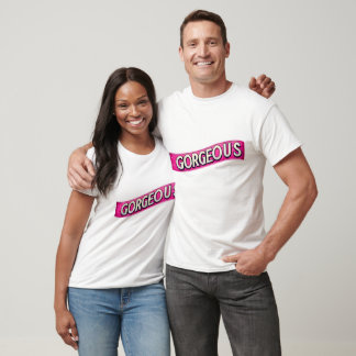 T-shirt Mots de la fête des mères "Gorgeous"