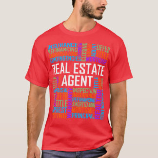 T-shirt Mots de l'agent immobilier