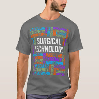 T-shirt Mots de technologie chirurgicale
