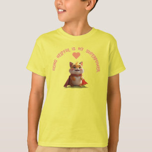 T-shirt Mots "Être utile est ma superpuissance"