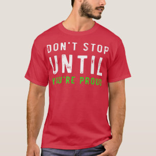 T-shirt mots inspirants Motivational Workout Inspirati
