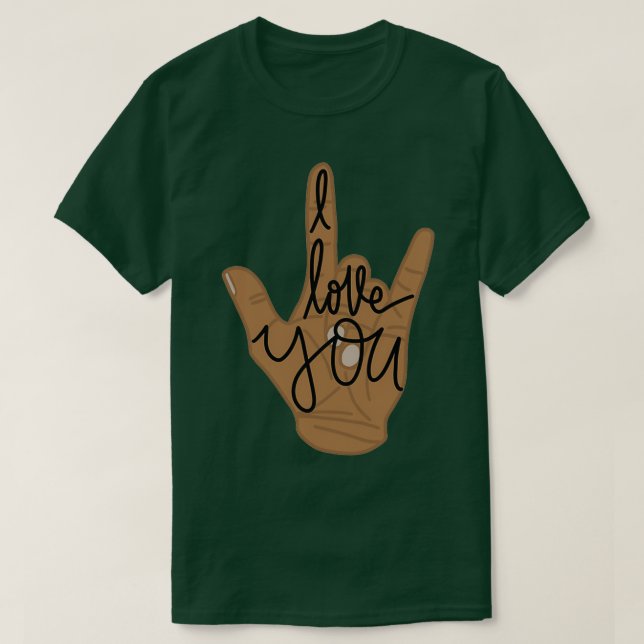 T-shirt MOTS LIY teint moyen (Design devant)